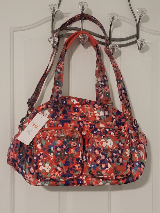 lug Handbags - Lug Jumper Carry-All Tote bag "Wildflower Poppy" RFID Protected